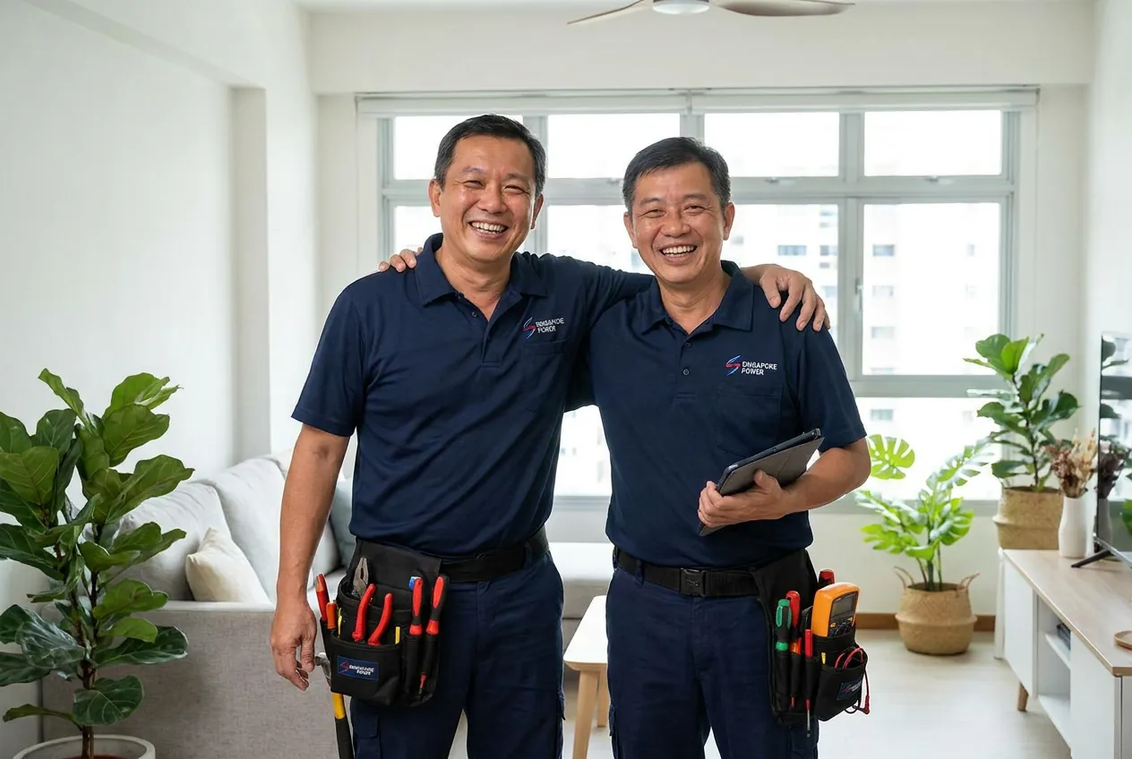 RenoContractor team in a Singapore home