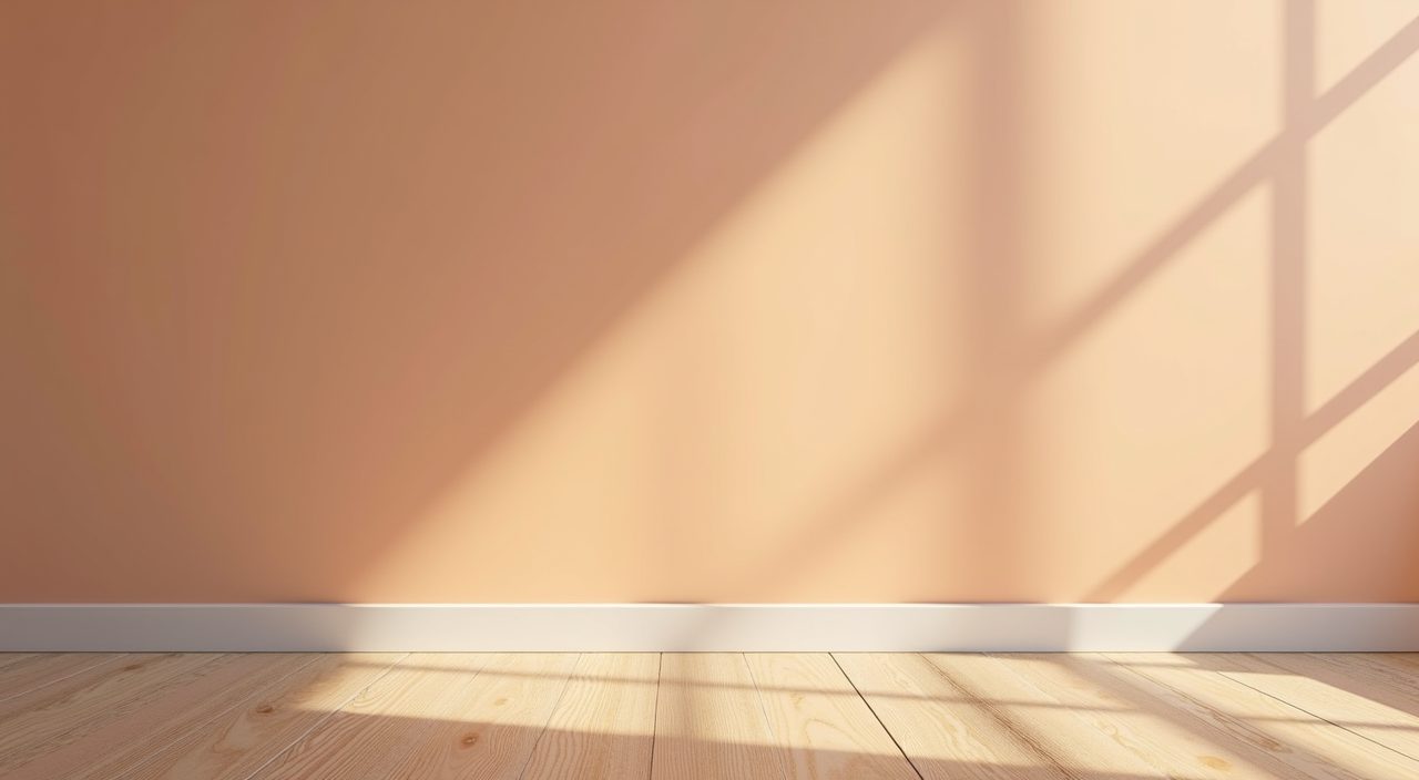 Close up of washable wall paint and SPC vinyl plank flooring detail in an HDB kids room