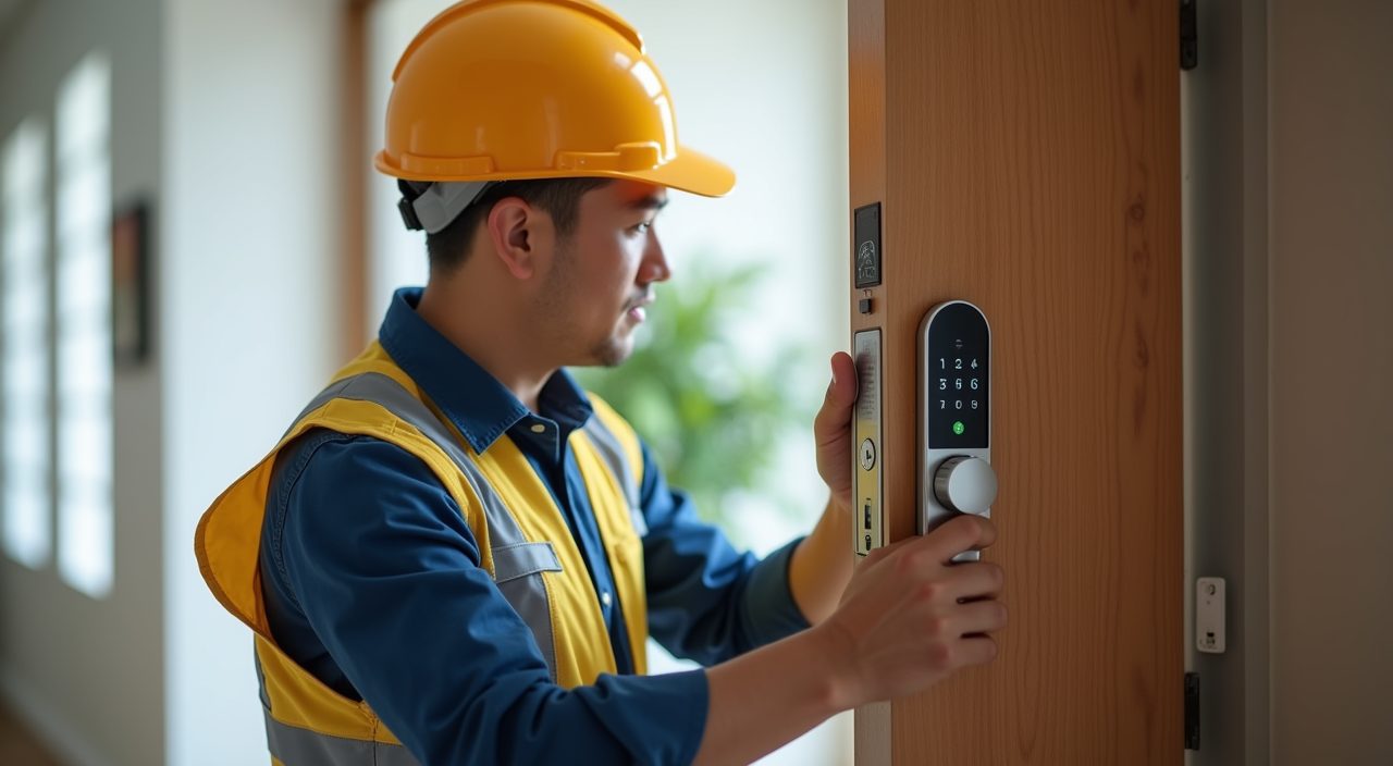 How Smart Digital Locks Are Installed on HDB Fire-Rated Doors