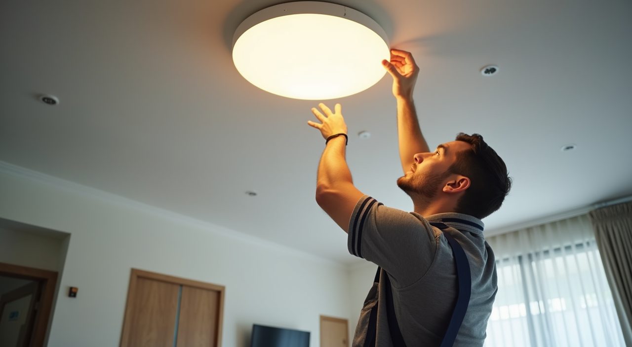 How to Change an LED Ceiling Light (Safely)