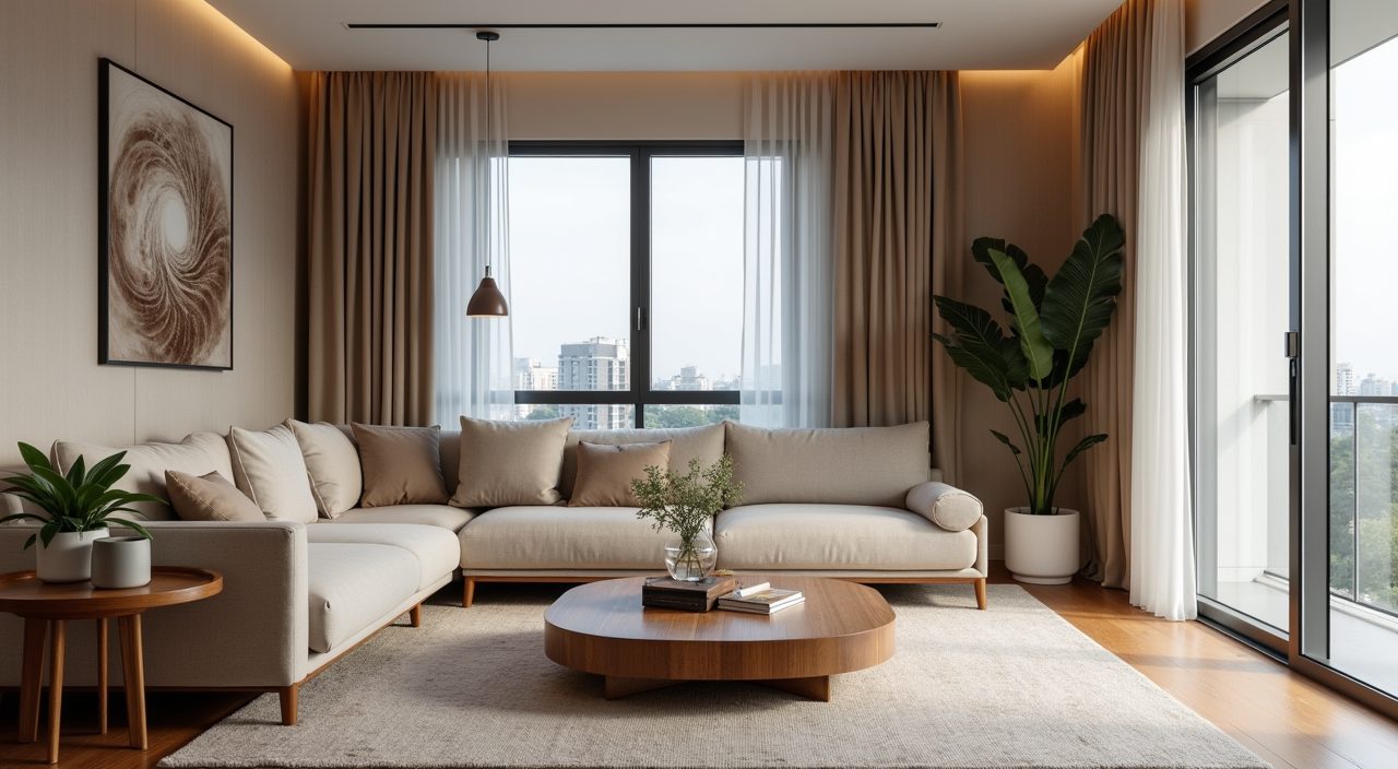 Japandi Living Room Design Ideas for Singapore Homes