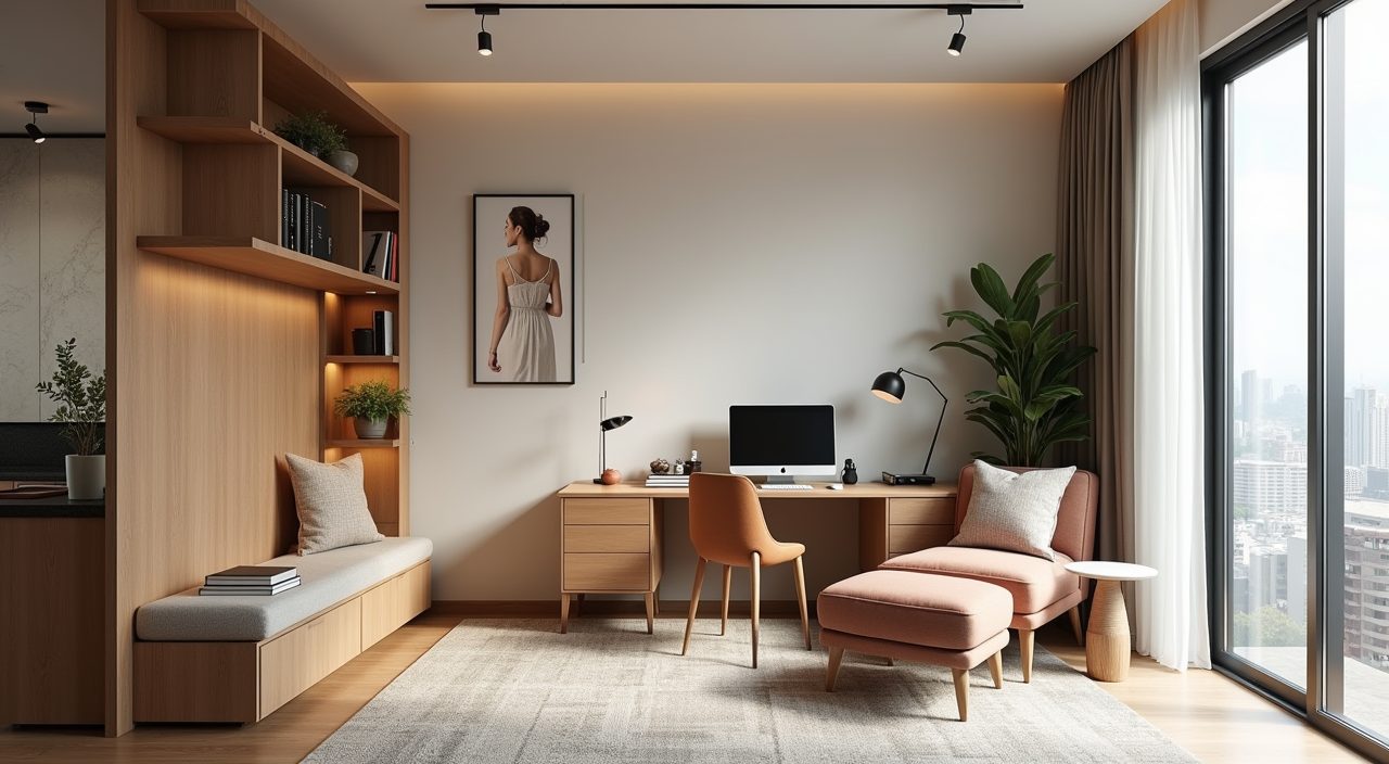 Mid-Century Modern Study Room Design Ideas for Singapore Homes