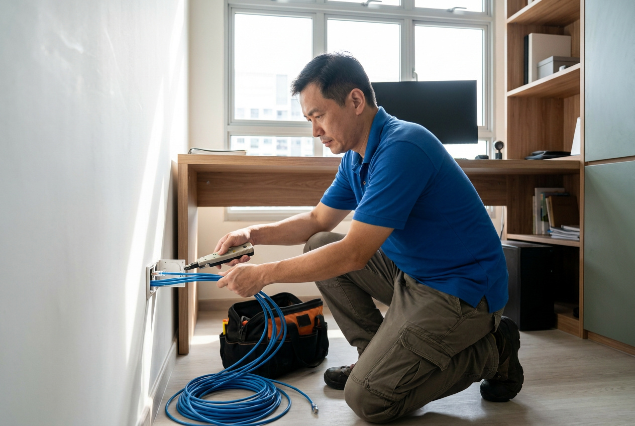 Data and Network Point Installation in Singapore